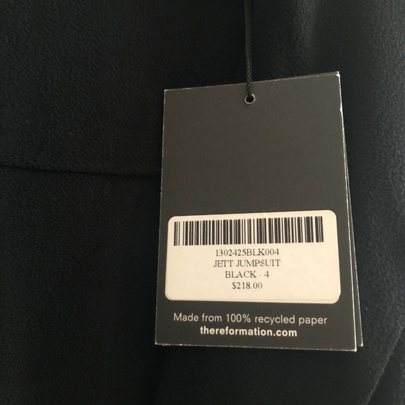 ❌SOLD❌ NWT Reformation Jett Jumpsuit - Picture 7 of 7